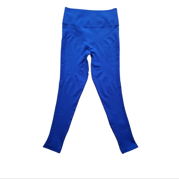 🌞Lululemon Zone In Crop Seamless Leggings Sapphire Blue - Picture 8 of 14